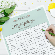 Bryllupsbingo - leker i bryllup