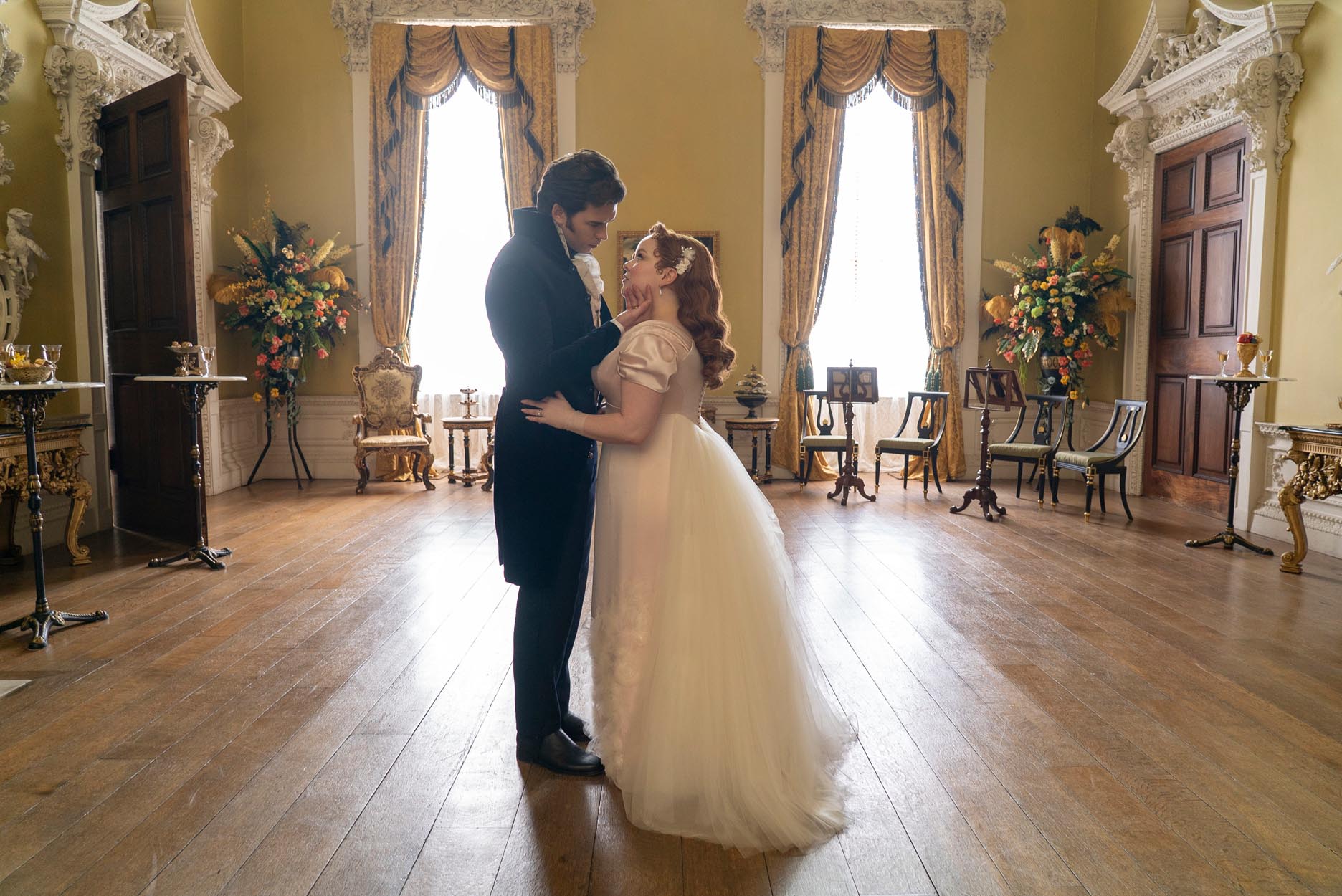 Bridgerton - Penelope Featheringtons brudekjole - Liam Daniel/Netflix © 2024