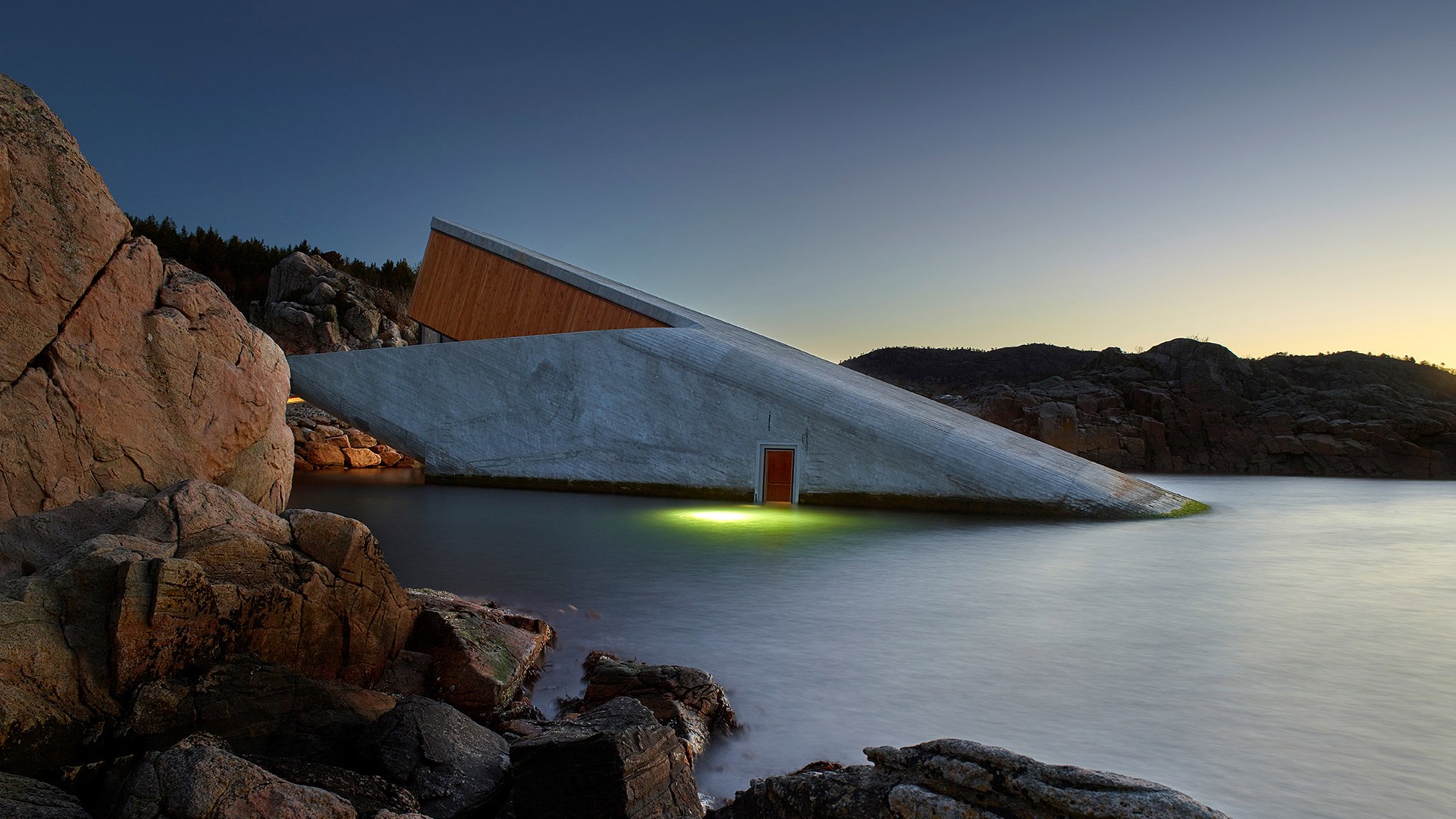 Under - futuristisk restaurant på Lindesnes.