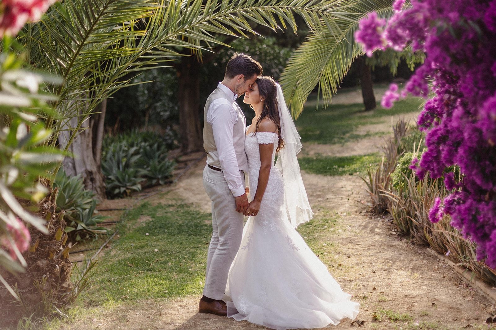 Matilda og Johans drømmenbryllup i Marbella