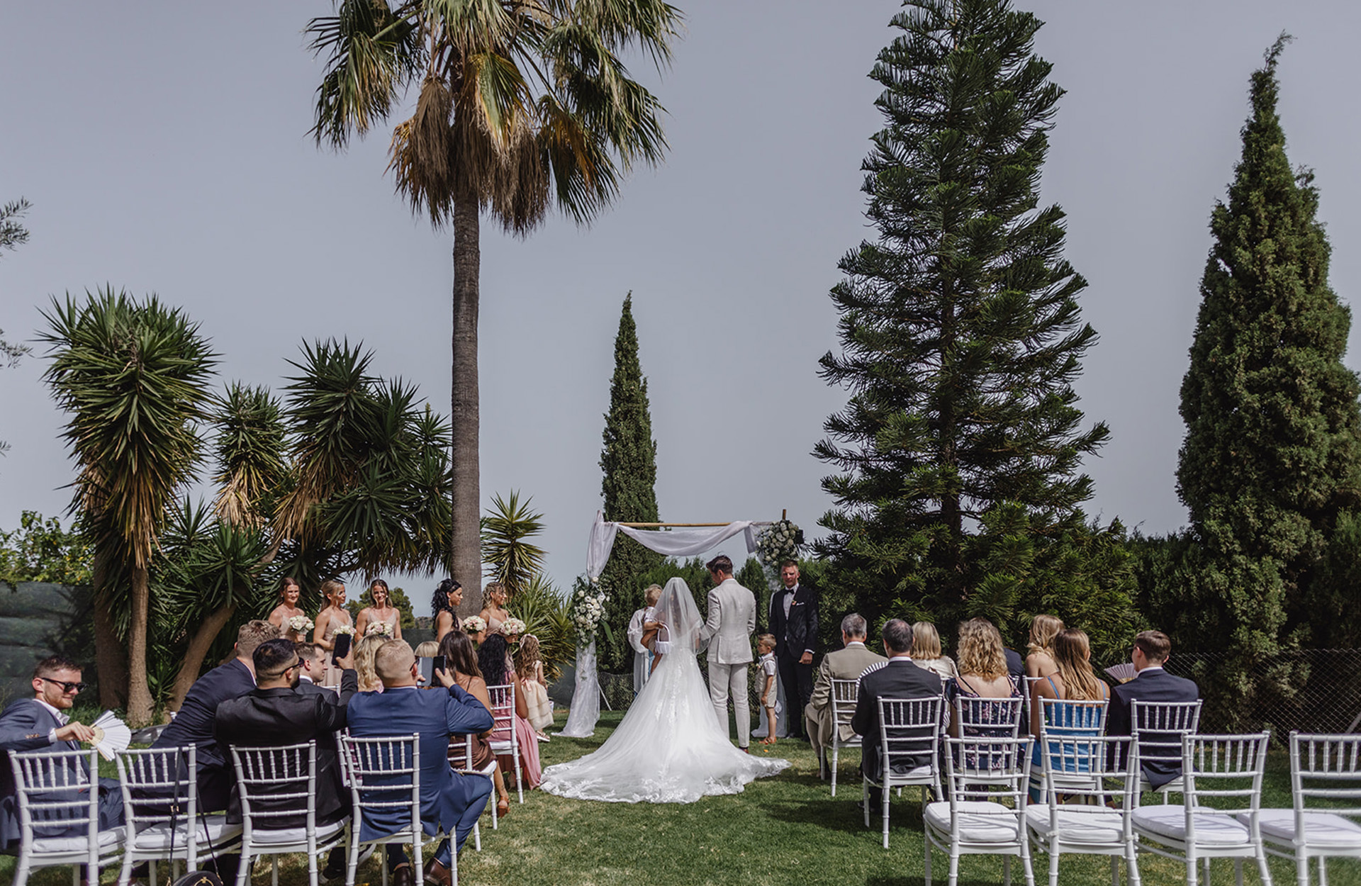 En magisk vielse under åpen himmel